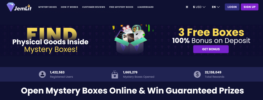 mystery box jemlit platforma