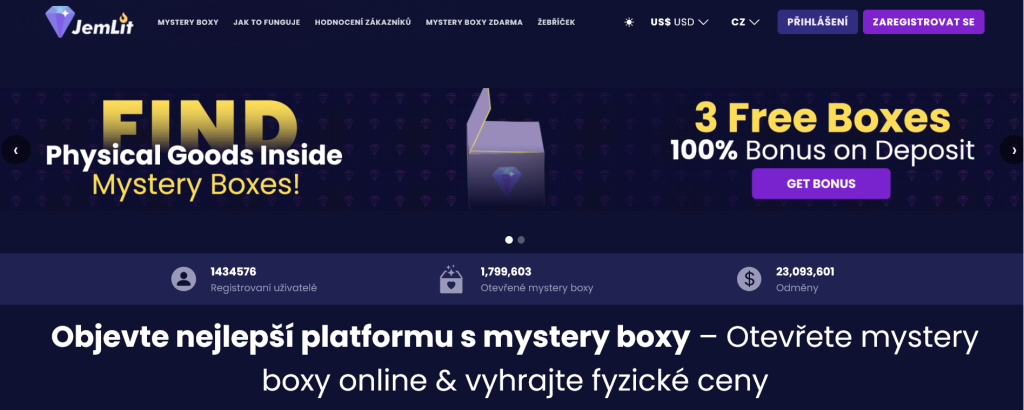 Jemlit mystery boxy 