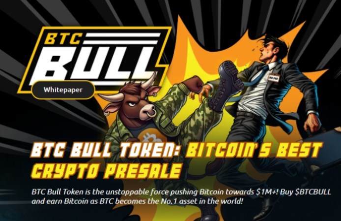 Bitcoin Bull presale page.
