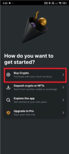 Set up Zengo Wallet.