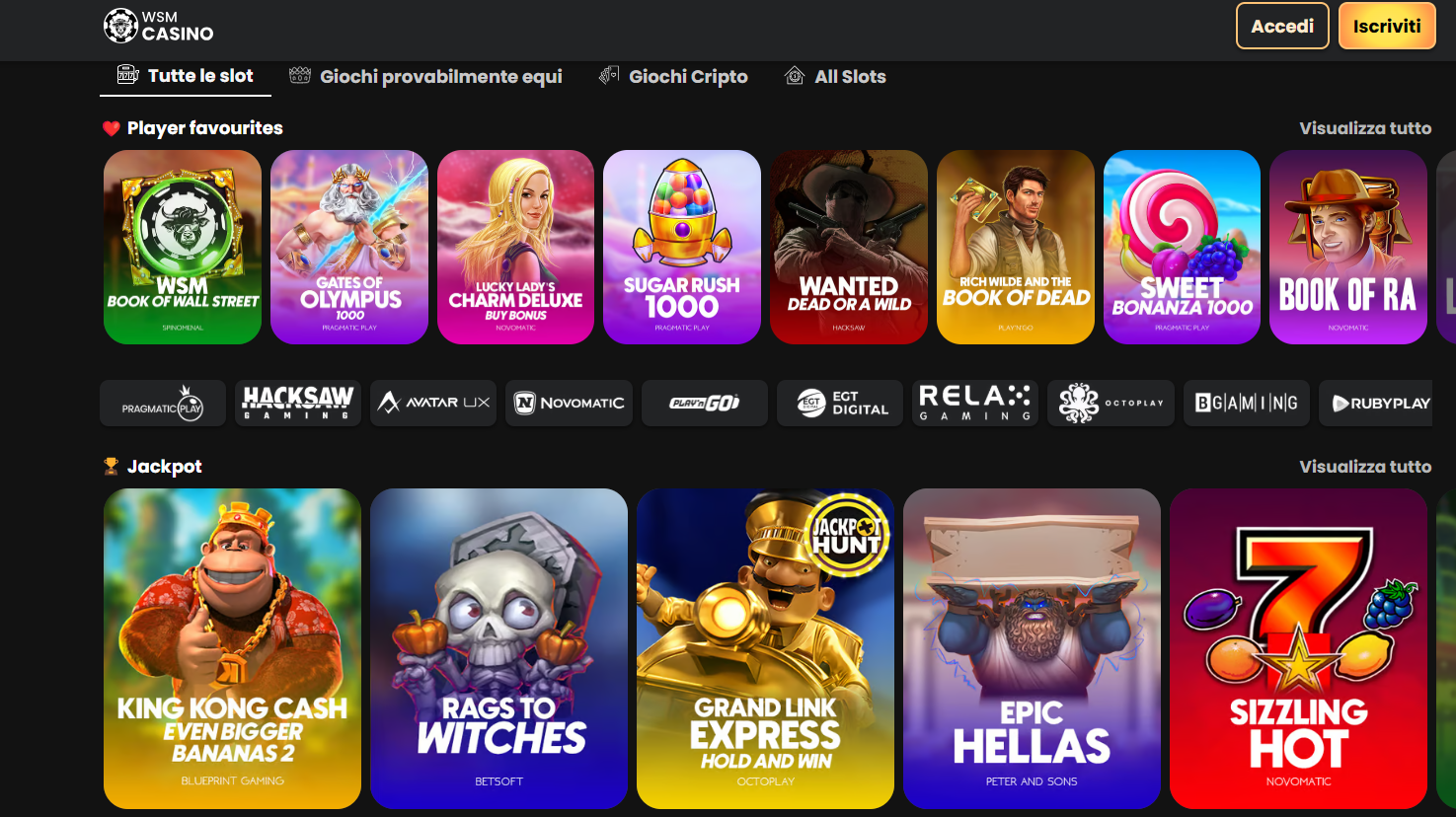 Siti slot online - wsm casino
