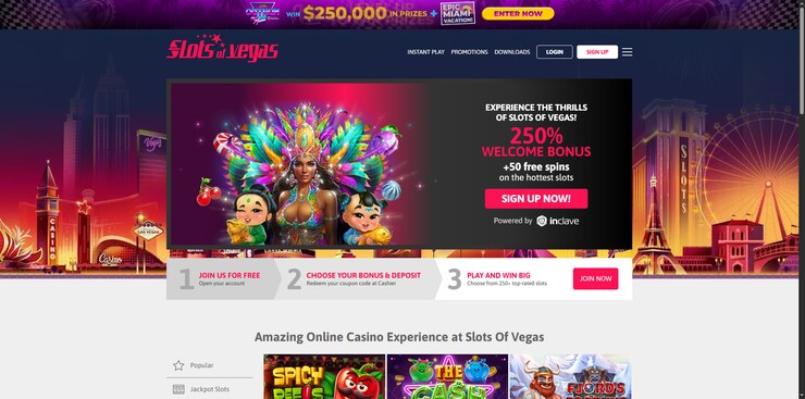 slotsofvegas bonus and sign up