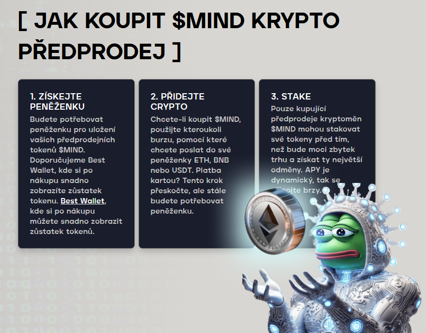 Jak koupit $MIND - staking.