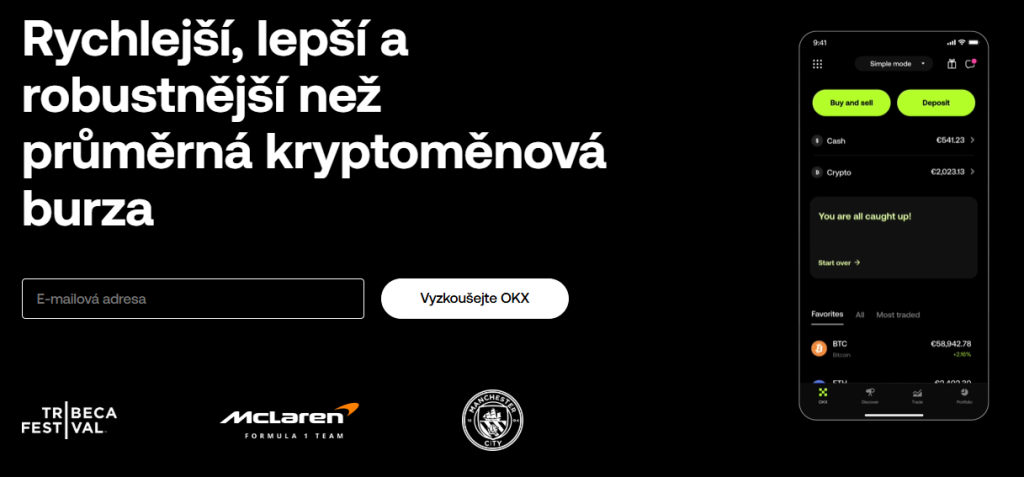 Burza OKX.