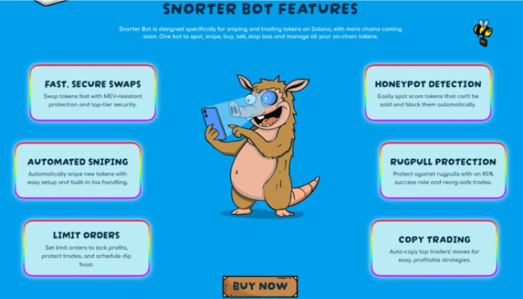 Snorter Bot features