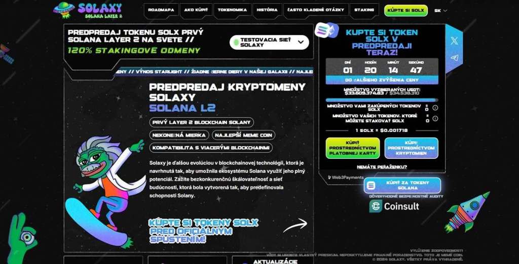 Solaxy Cezhraničný gigant postavený pre Web3