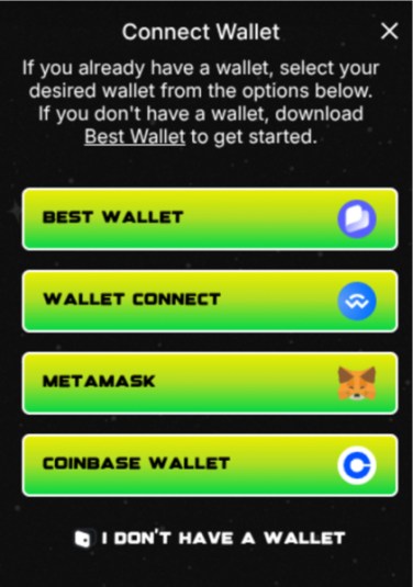 Solaxy connect wallet