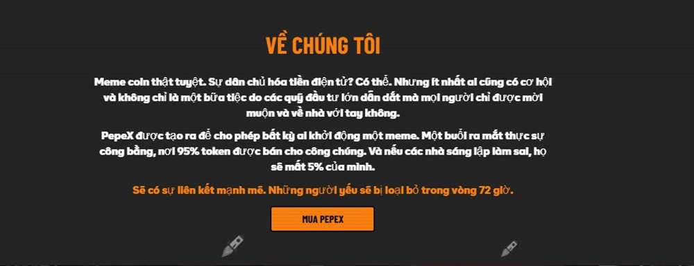 Tại sao chúng tôi không khuyến nghị PepeX