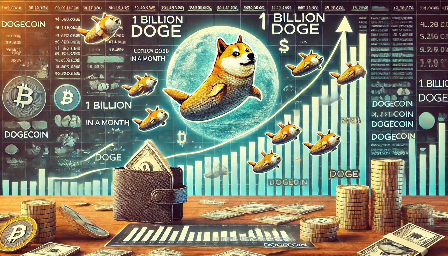 Dogecoin 고래는 한 달 만에 10 억 개의 Doge를 축적합니다.