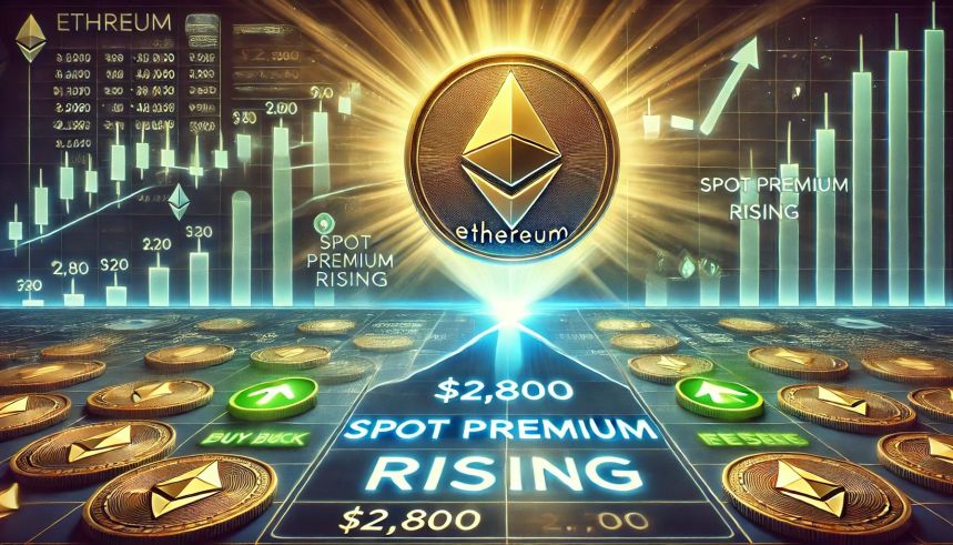 Ethereum Spot Premium Signals Strength – $2,800 Resistance In Focus