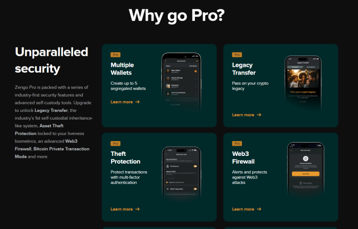 Why go Pro with Zengo?