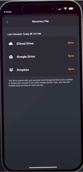 Zengo Recovery files save location.
