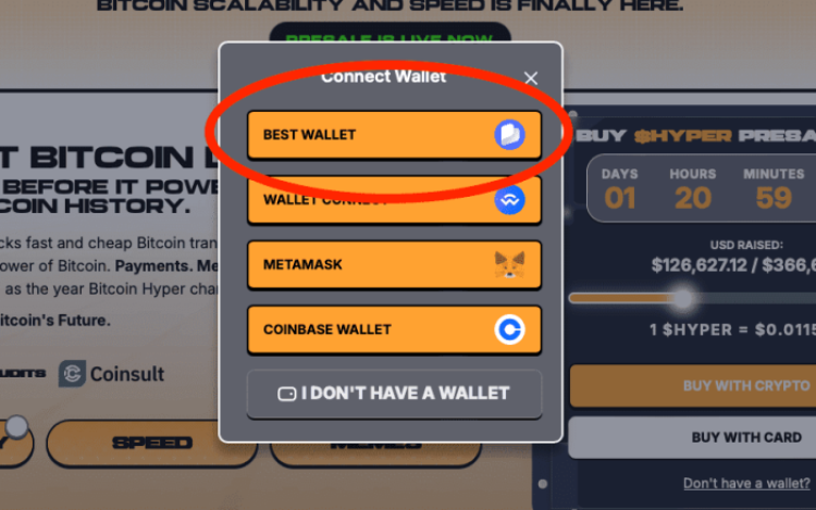 bitcoin hyper connect wallet