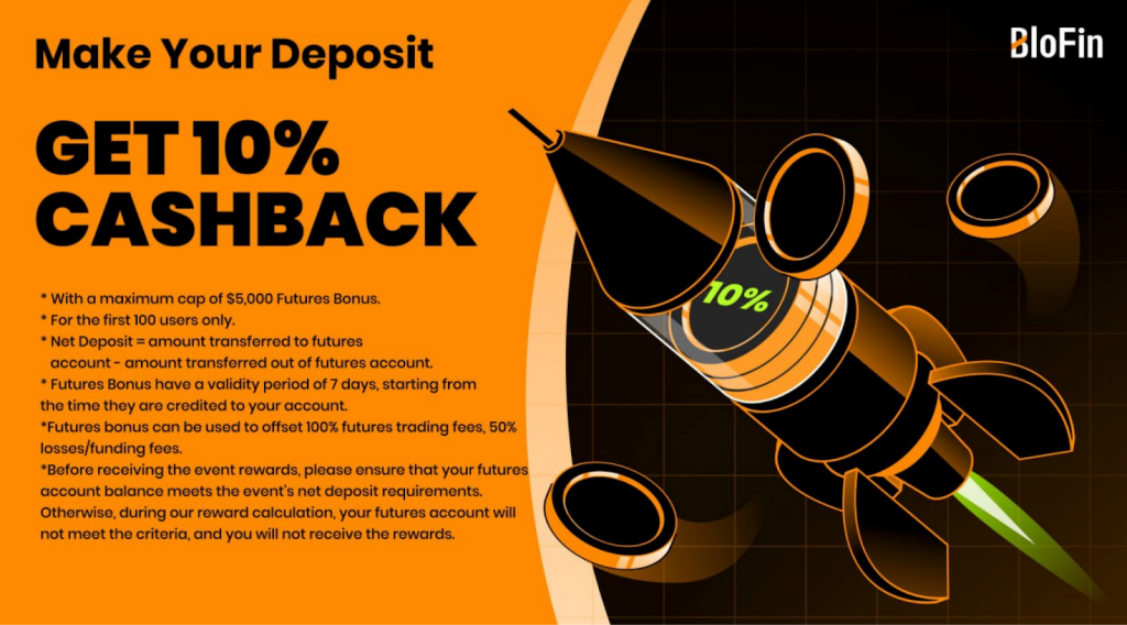 Blofin bonus deposit crypto