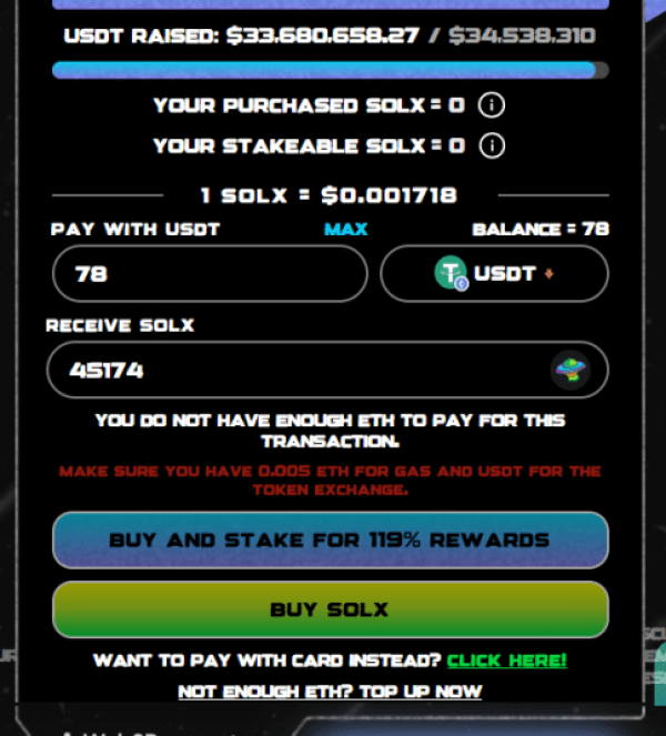 best-low-cap-coins Buy $SOLX today