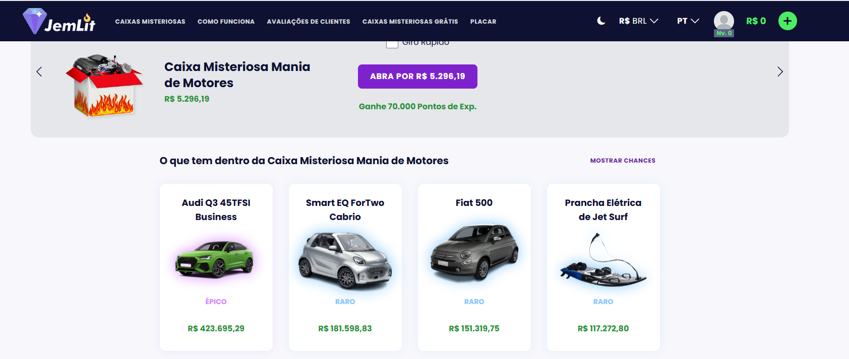 como ganhar um carro no jemlit