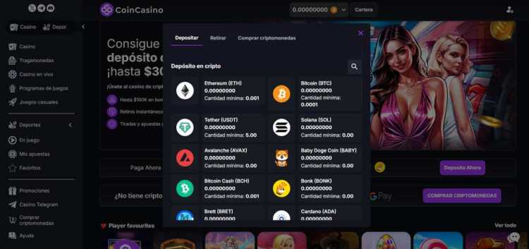 coincasino casinos trust wallet