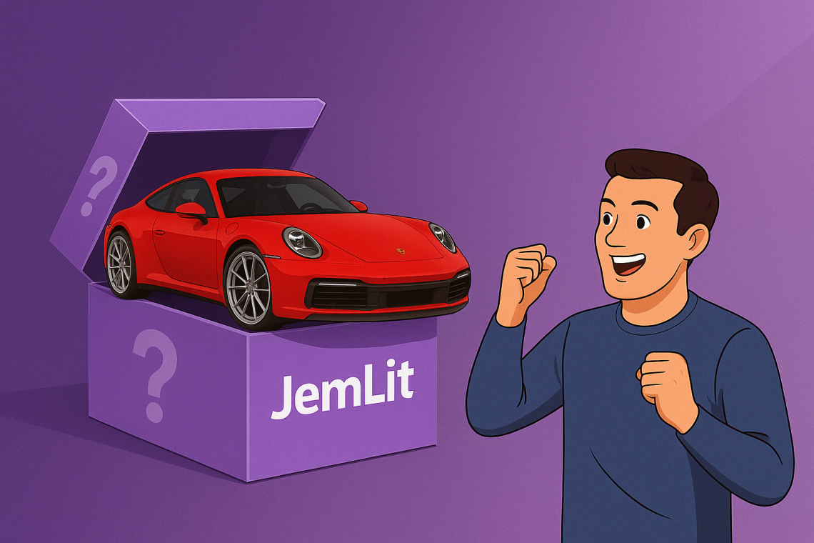 ganhar um carro no JemLit