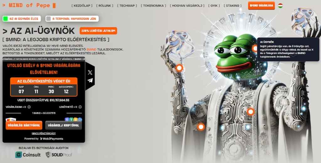 MIND of Pepe – Az ígéretes AI ügynök