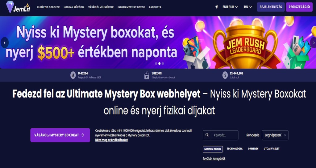 Jemlit vélemény: A legmegbízhatóbb platform Gamer Mystery Box beszerzéséhez?