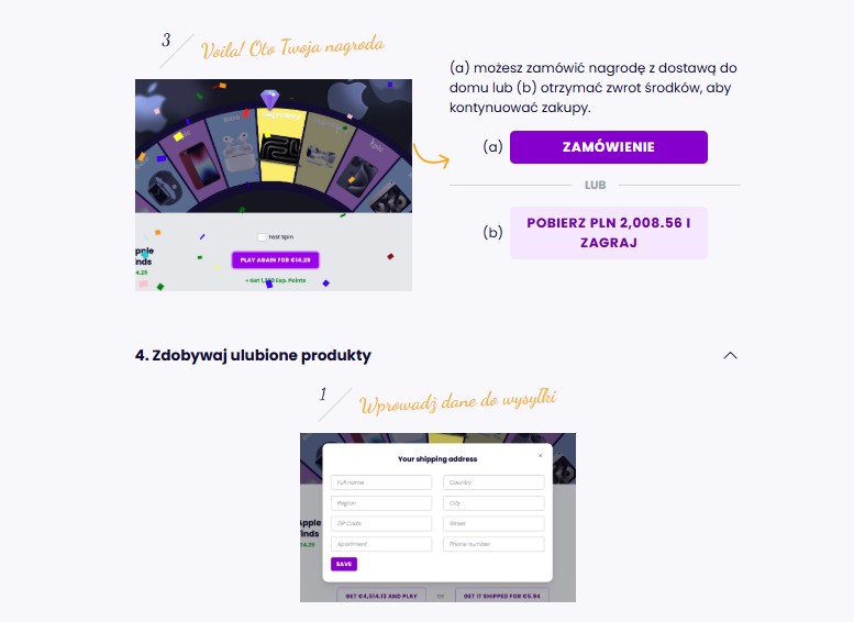 krok 4 otwórz mystery box