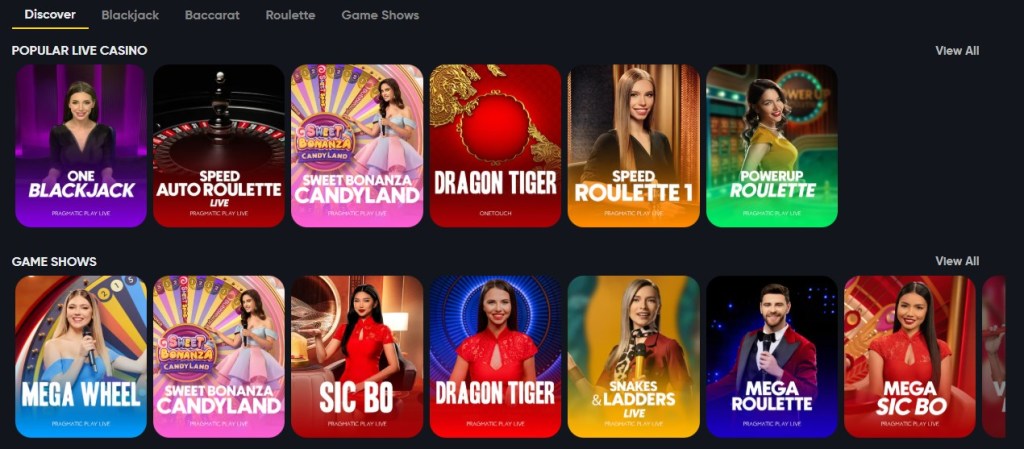 live casino - крипто казино