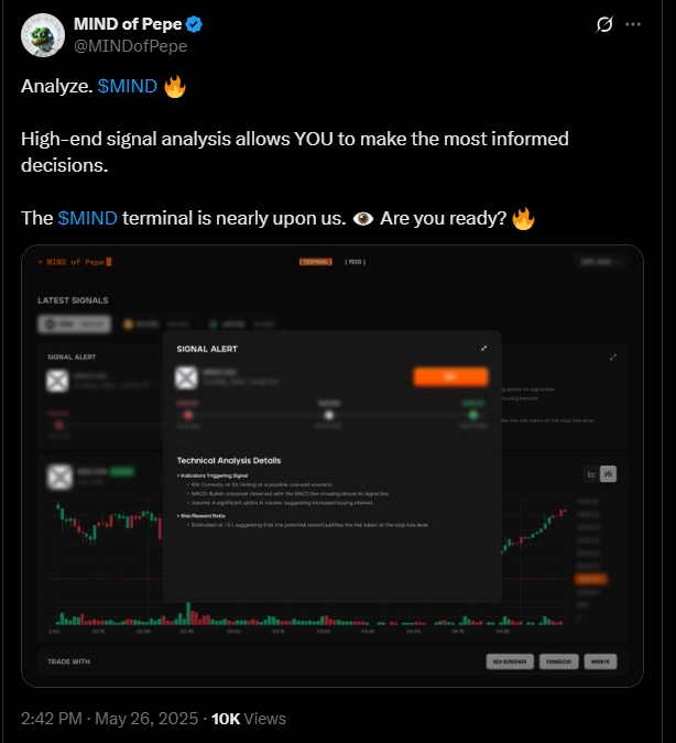 Mind of Pepe Terminal