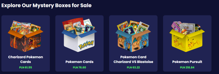 Mystery box Pokemon JemLit