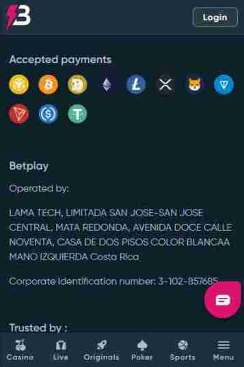仮想通貨カジノ入金ベットプレイ