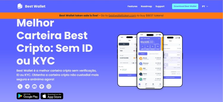 A Best Wallet é uma das carteiras confiáveis para comprar e armazenar Solaxy