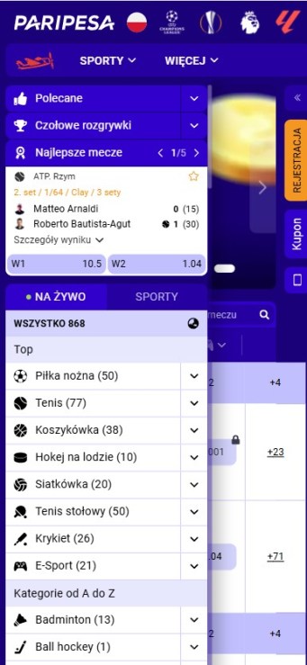 paripesa mobile