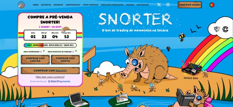Pré-venda criptomoedas $SNORT