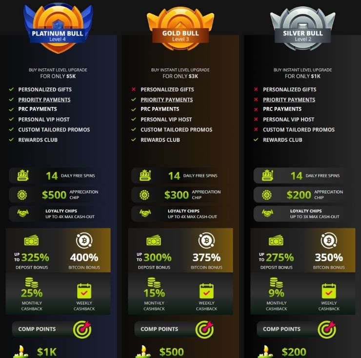 raging bull vip program