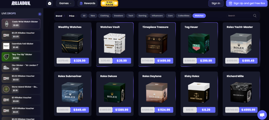 rillabox orologi