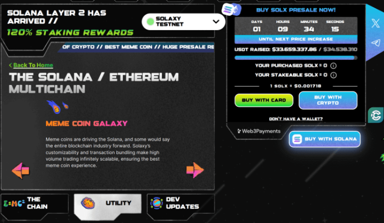Solaxy presale info