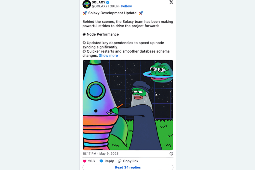 solaxy token tweet