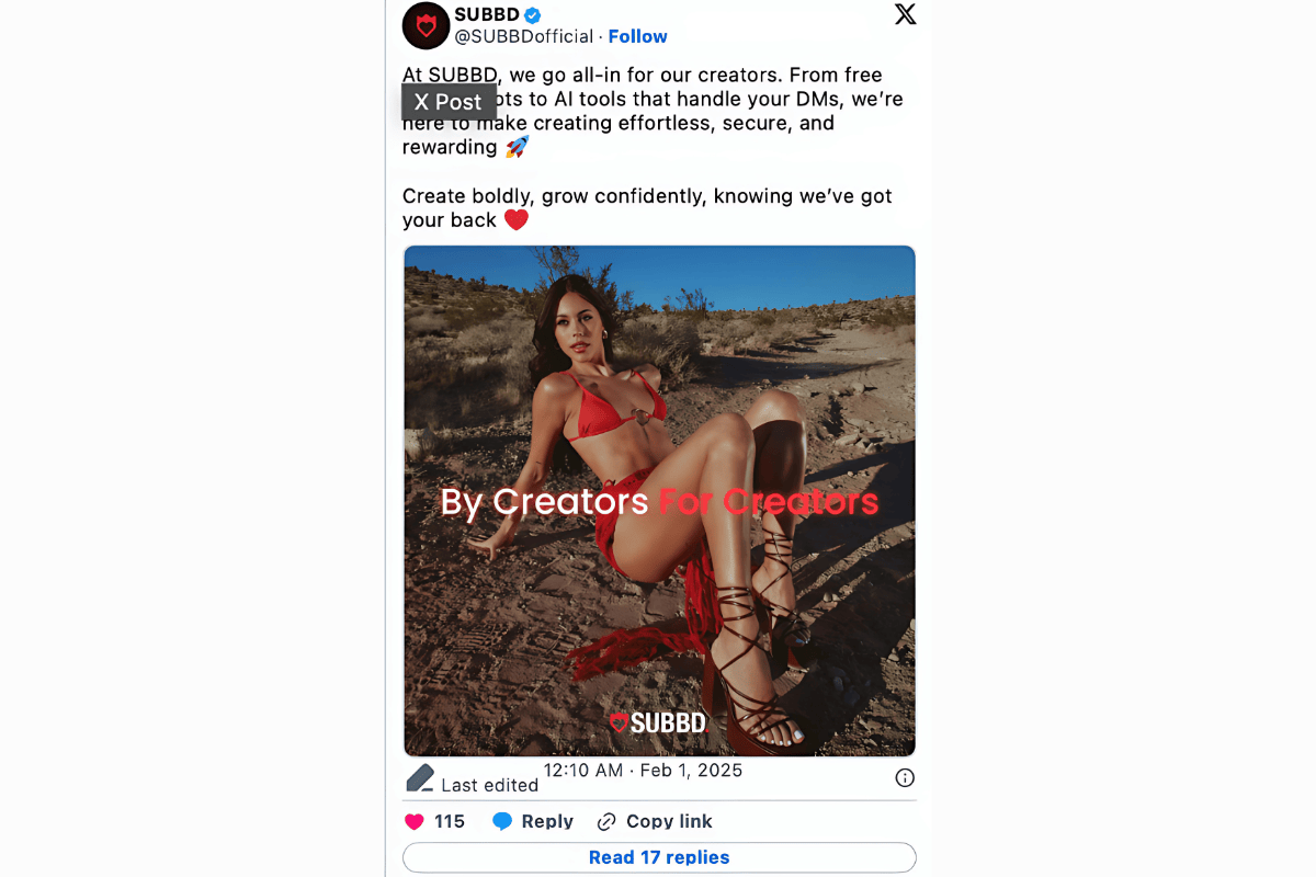 subbd tweet