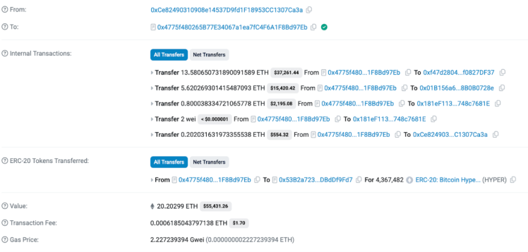 Y las ballenas se han unido a la conversación de Bitcoin Hyper