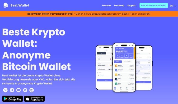 Best Wallet Registrierung