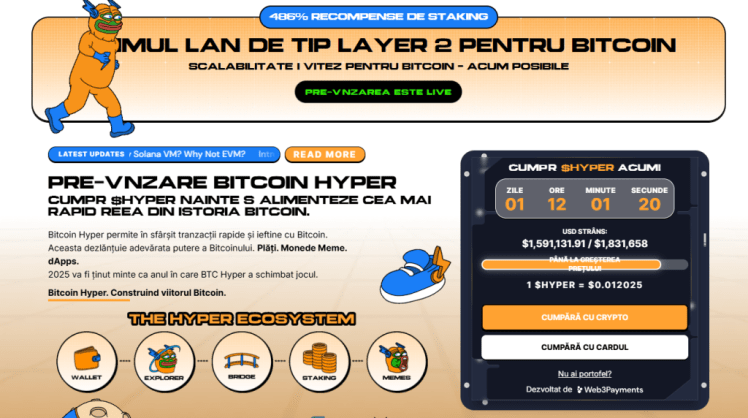 Bitcoin Hyper - pagina de presale