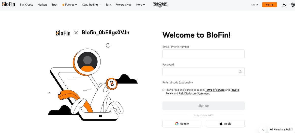 ブロフィンのホームページ
