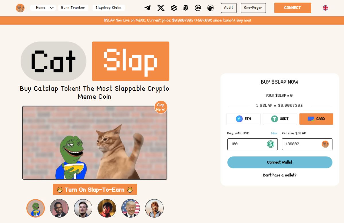 Altcoin CatSlap (SLAP)