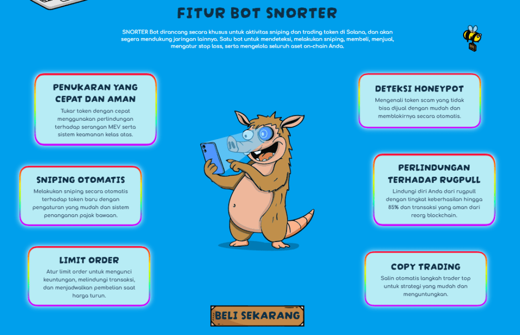Fitur bot Snorter