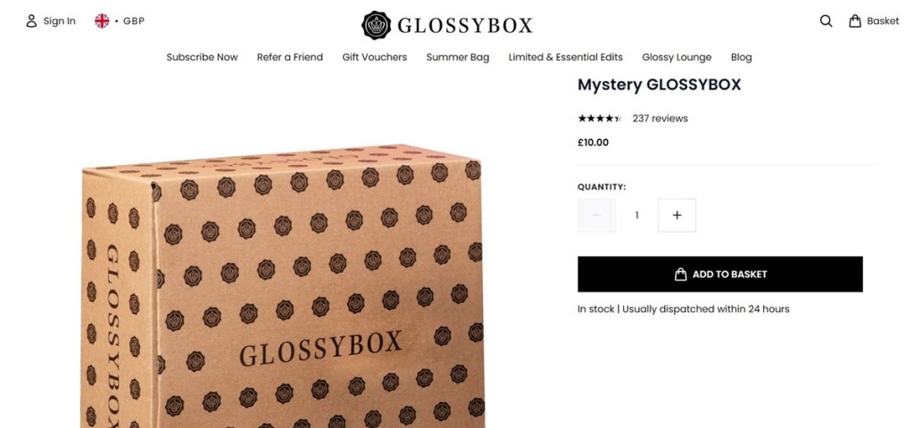 Glossybox – Πολυτέλεια και φροντίδα σε κάθε κουτί