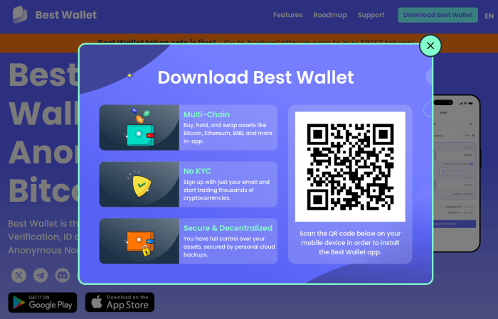 How to download Best Wallet app on Android or iOS.