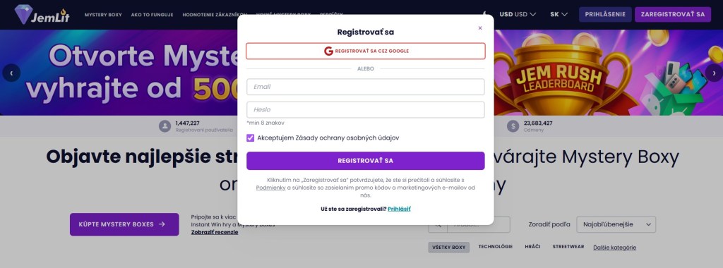 JemLit Register