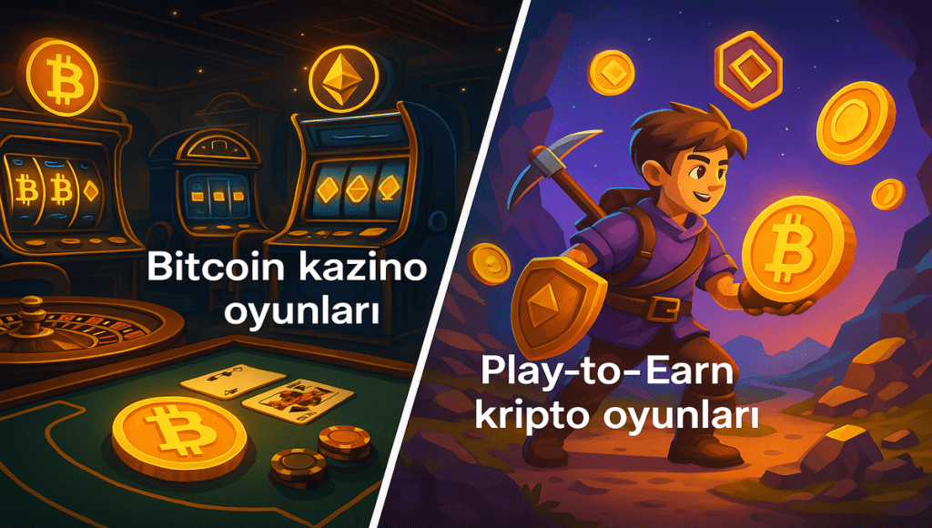 Crypto Casino Games vs Play to Earn Crypto Games