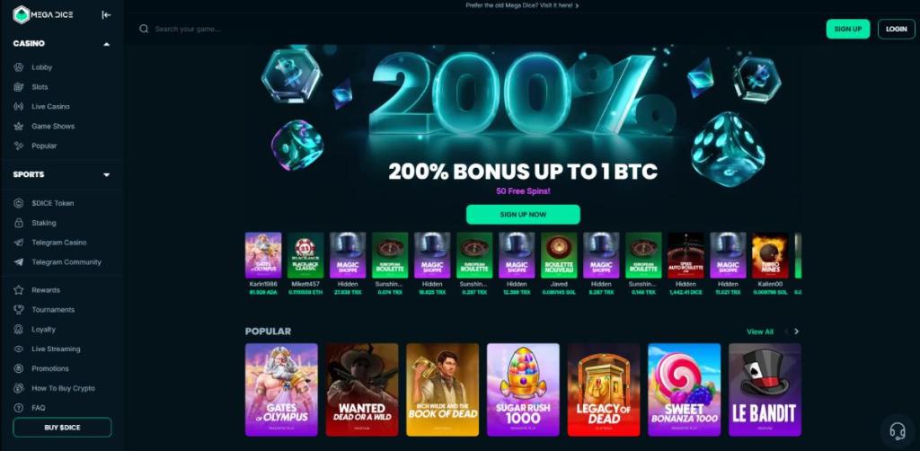 Mega Dice Casino