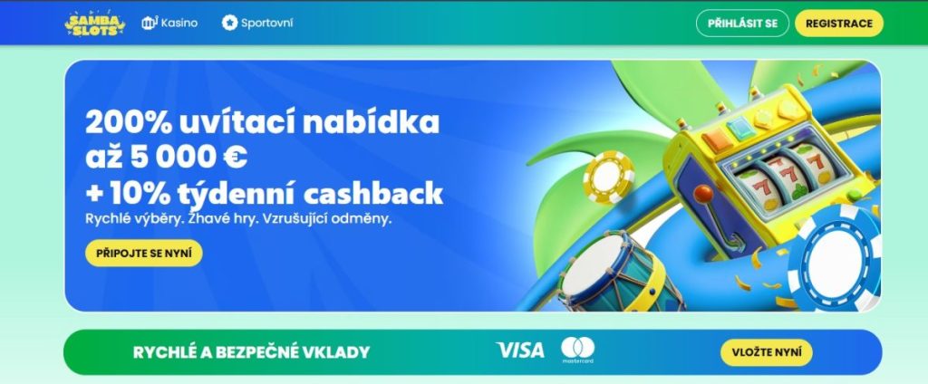 3. Samba Slots – Skvělé Bonusy pro Nové Hráče