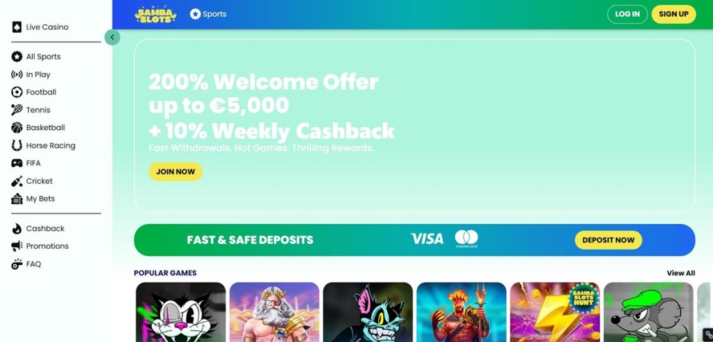Samba Slots – Casino Bonusy s Latinskou Atmosférou a Denne Novými Akciami